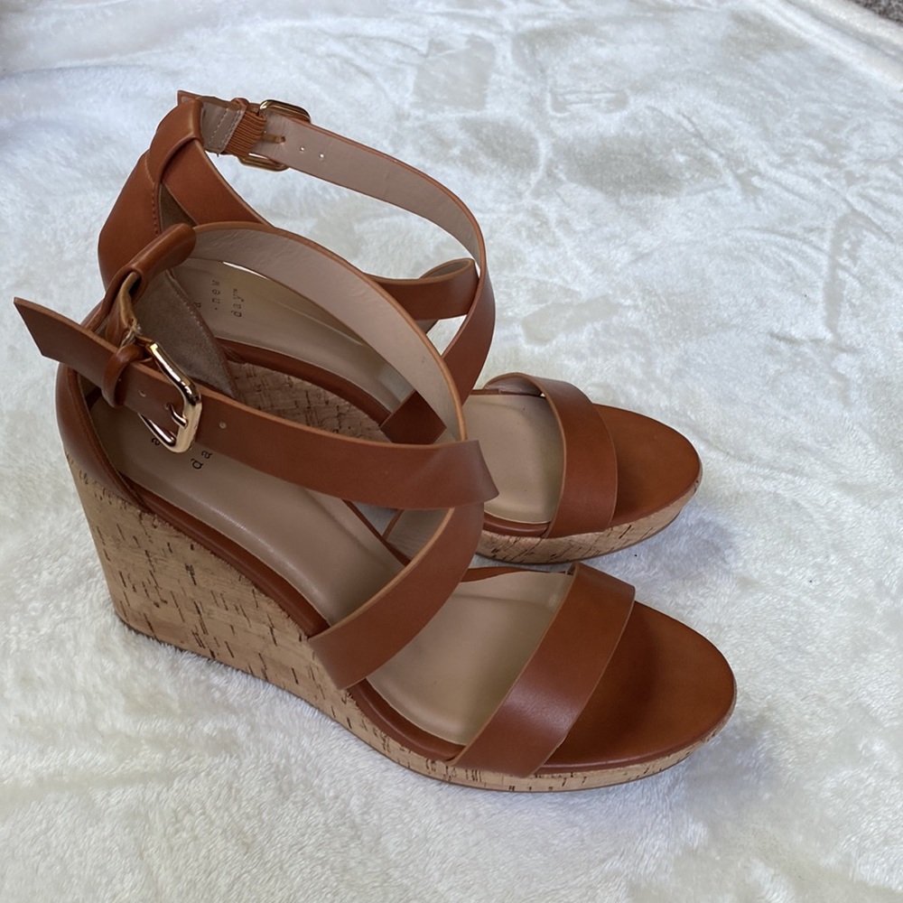 A new day cognac wedges
